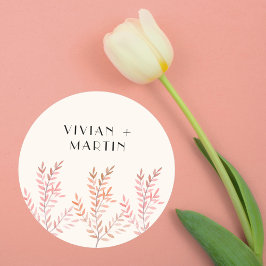 Tanzen mit dem Flüstern des Windes Runder Aufkleber