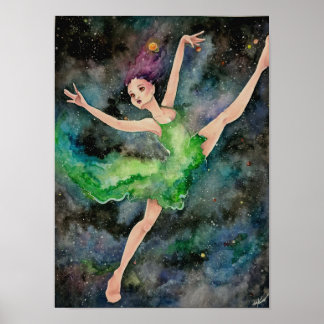 Tanzen mit dem Universum-Poster Poster