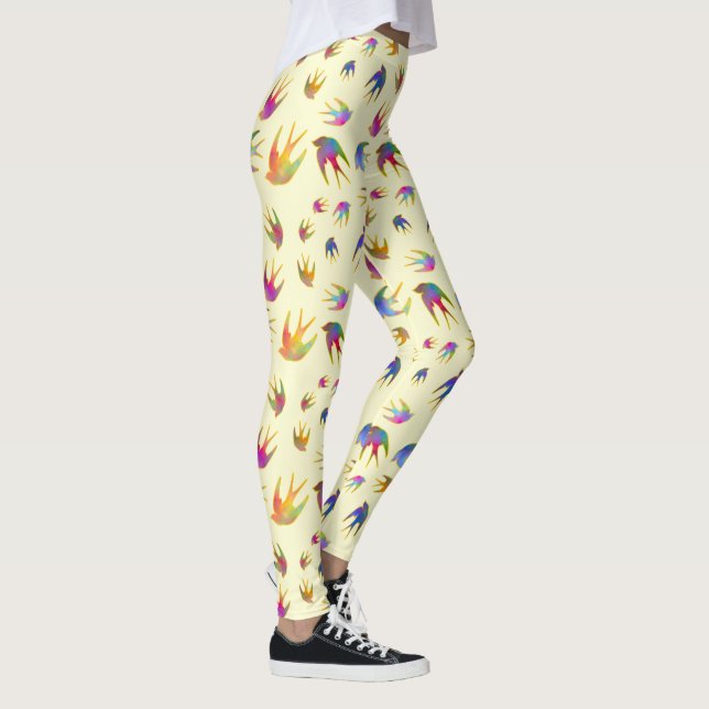 Tanzen mit dem Wind versunken Leggings (Rechts)