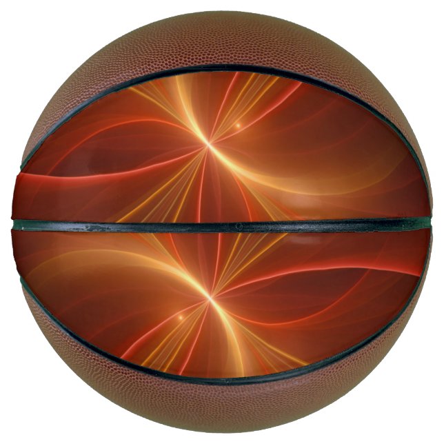 Tanzen mit moderner Abstrakter Fraktal Kunst Basketball (Vorderseite)