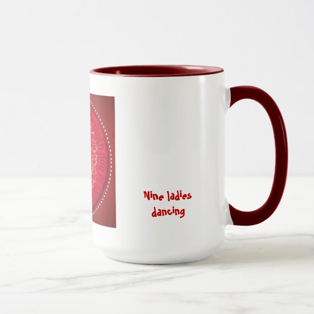 Tanzen mit neun Damen Tasse (Rechts)