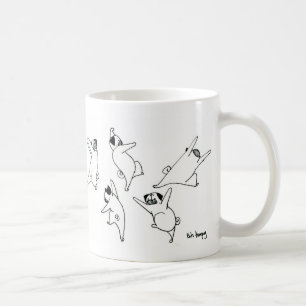 Tanzen-Möpse Kaffeetasse