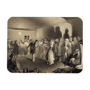 Tanzen-Party bei Kagha-Choura, Dagestan, Platte 55 Magnet