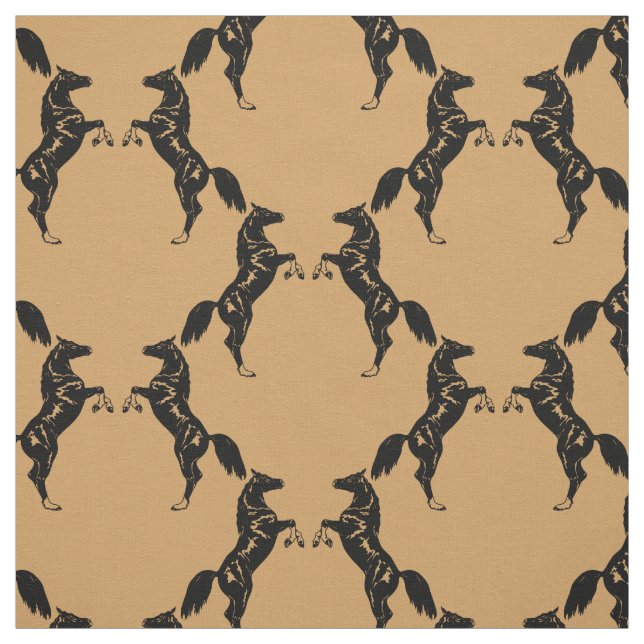 Tanzen-Pferde Stoff (Muster)