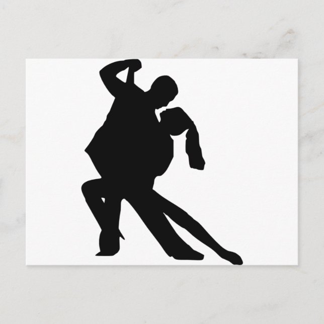 Tanzen Postkarte (Vorderseite)