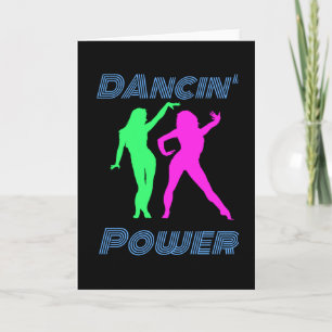 Tanzen - Retro Dancin' Power Girls Karte