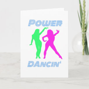 Tanzen - Retro Power Dancin 'Girls Karte