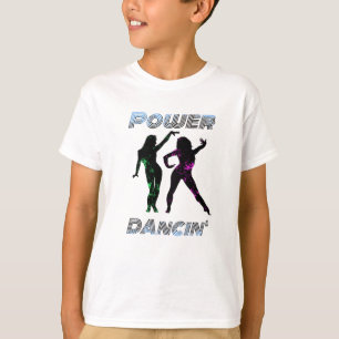 Tanzen - Retro Power Tanzen' Girls Lava Stil T-Shirt