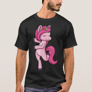 Tanzen Rosa Einhorn Einhorn für Frauen und Mädchen T-Shirt