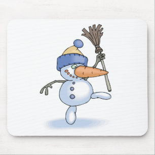Tanzen-Schneemann Mousepad