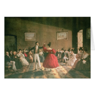 Tanzen Sie in einen Salon in Buenos Aires, c.1831