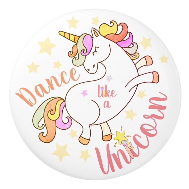 Tanzen Sie wie ein Einhorn, Glanz wie ein Keramikknauf (Vorderseite)