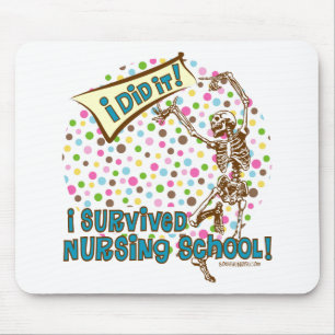 Tanzen-Skeleton Krankenpflege-Schulüberlebender Mousepad