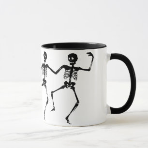 Tanzen-Skelette (Halloween) Tasse