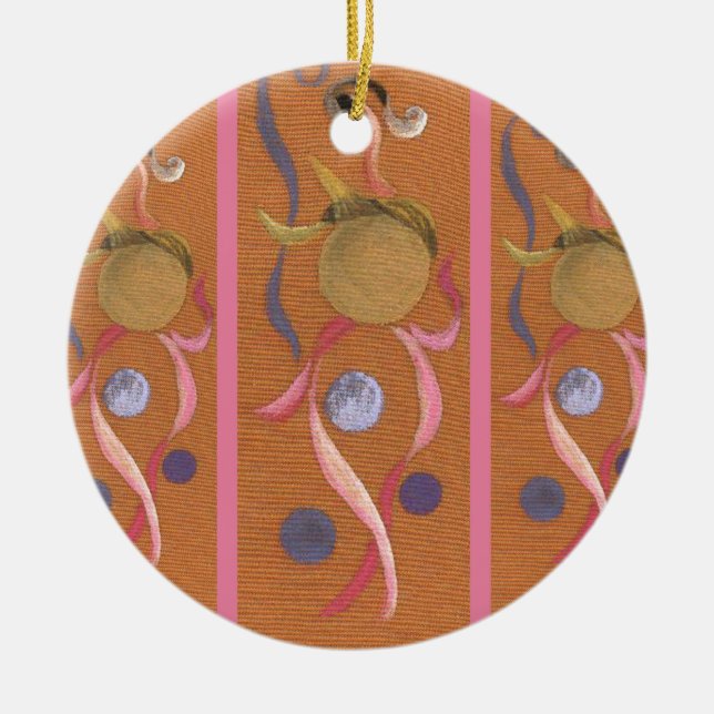 Tanzen Swirl Bubble Bodies Circus Ornament (Vorne)