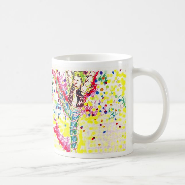 Tanzen-Tasse Kaffeetasse (Rechts)
