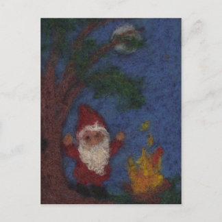 Tanzen um das Feuer Postkarte