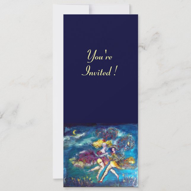 TANZEN UND MUSIK IN DER NACHT EINLADUNG (Vorderseite)