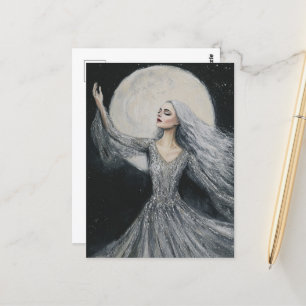 Tanzen unter Vollmond Postkarte