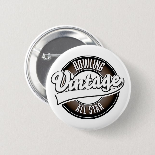 Tanzen Vintages Allstar-Logo Button (Vorne & Hinten)