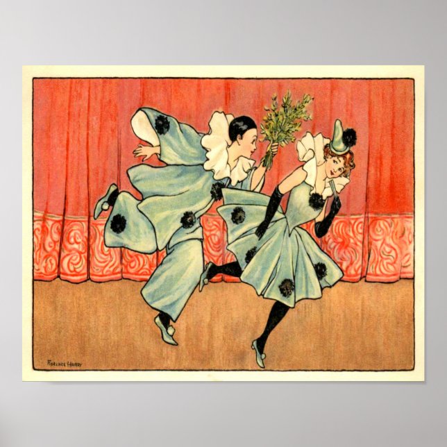 Tanzend mit Mistelzweig Poster (Vorne)