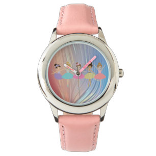 Tanzende Ballerina Kinderuhr Armbanduhr
