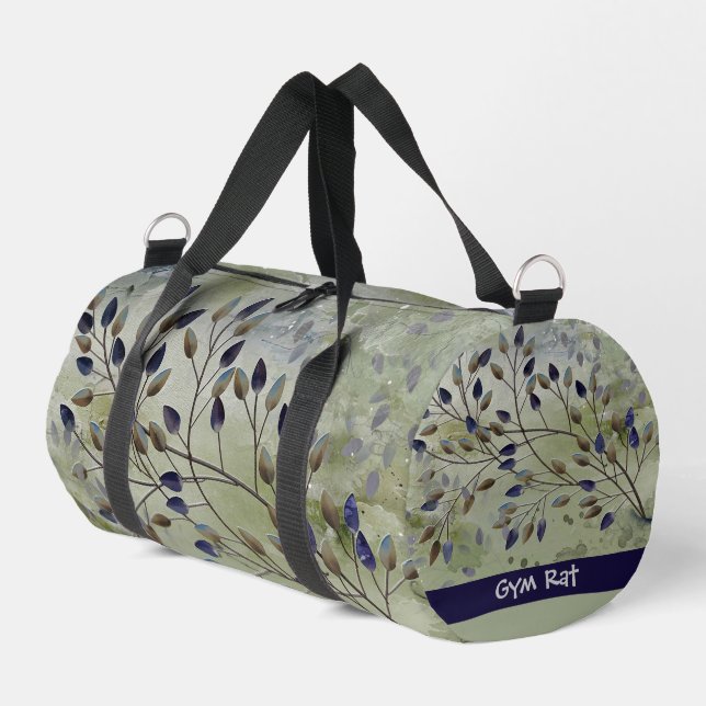 Tanzende Blätter Duffle Bag (Linke Seite)