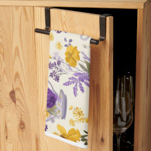 Tanzende Blume Geschirrtuch