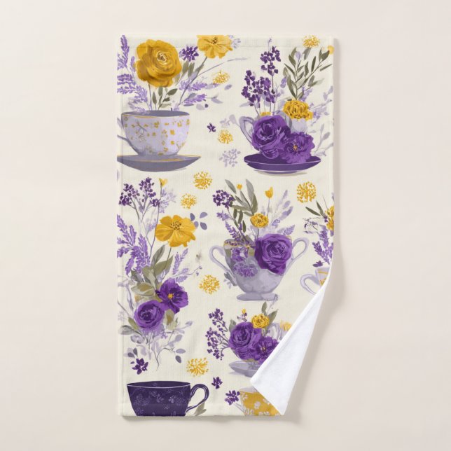 Tanzende Blume  Handtuch (Handtuch)