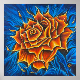 Tanzende Blume Poster