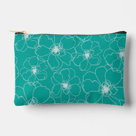 Tanzende Blume Zipper Pouch Zubehörtasche