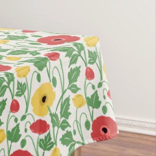 Tanzende Botanik Frische Wiese Tischdecke