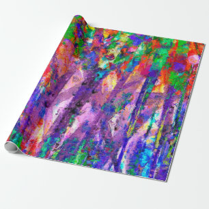 Tanzende Farben Kunst Geschenkpapier