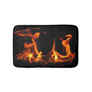 Tanzende Feuermatten Badematte