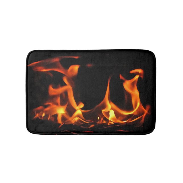 Tanzende Feuermatten Badematte (Vorderseite)