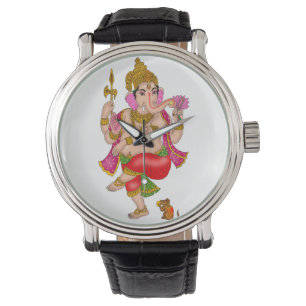 Tanzende Ganesha-Uhr Armbanduhr
