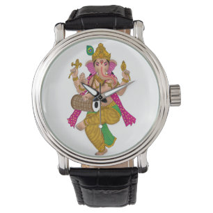 Tanzende Ganesha-Uhr Armbanduhr