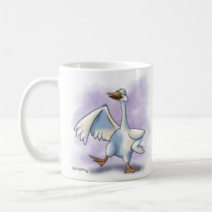 Tanzende Gans-Kartoon Kaffeetasse