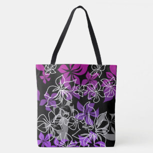 Tanzende Hibiskus Hawaiian Blend Strandtasche Tasche