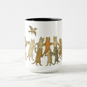 Tanzende Katzen Tasse