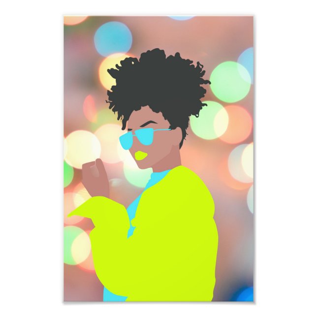 Tanzende Königin. Fotodruck (Vorne)