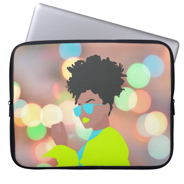 Tanzende Königin. Laptopschutzhülle (Vorderseite)