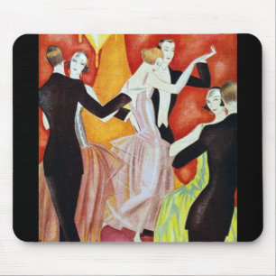 Tanzende Paare aus den 1920er Jahren Mousepad