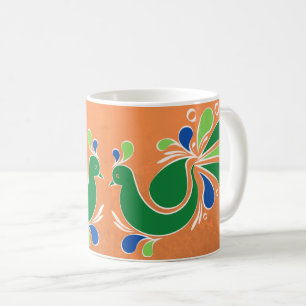 Tanzende Pfauen Tasse