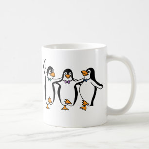 Tanzende Pinguine Kaffeetasse