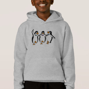 Tanzende Pinguine Kinder Kapuzenpullover Hoodie