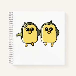 Tanzende Pinguine Notizbuch