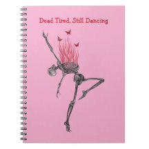 Tanzende rote Feuerflammen Skelett Illustration Pi