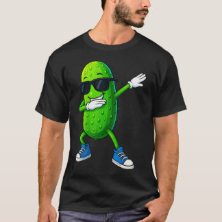 Tanzende Salzgurke Dabbing Lustiger Salzgurkenlieb T-Shirt