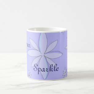 Tanzende Schneeflocken Kaffeetasse